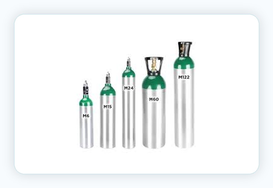 Aircraft oxygen cylinder